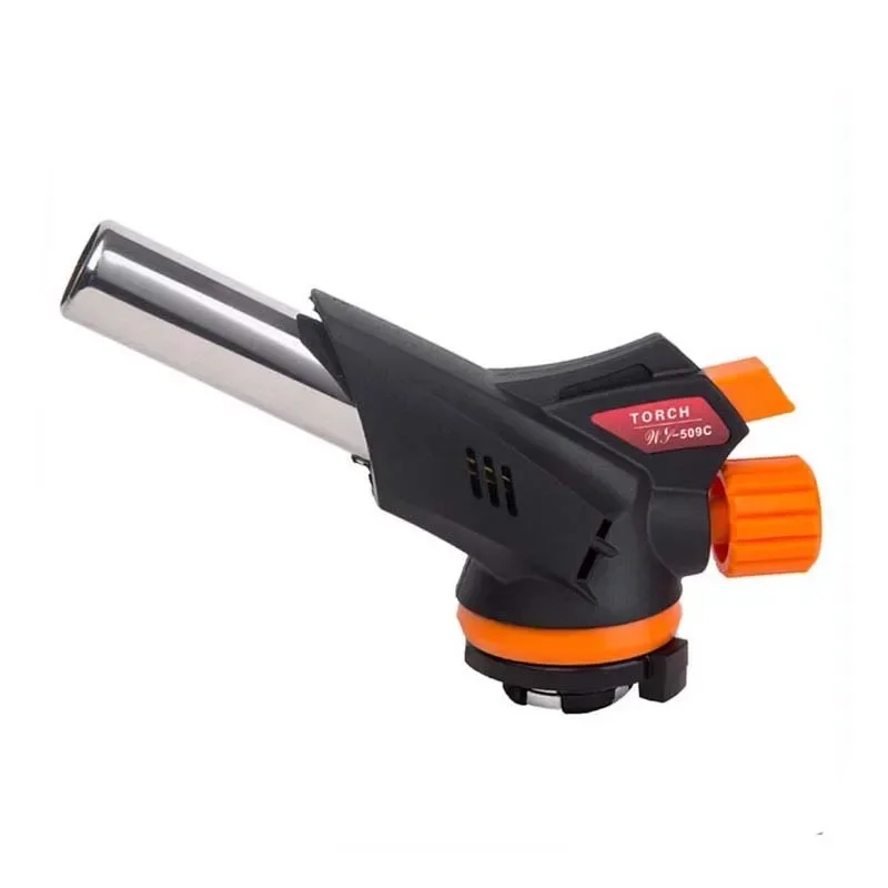 Description Picture 3 of itemTorch Cooking AutoIgnition Butane Gas Welding-Burner Welding Gas Burner Flame Gas Torch Flame Gun Blow for BBQ Camping Cooking