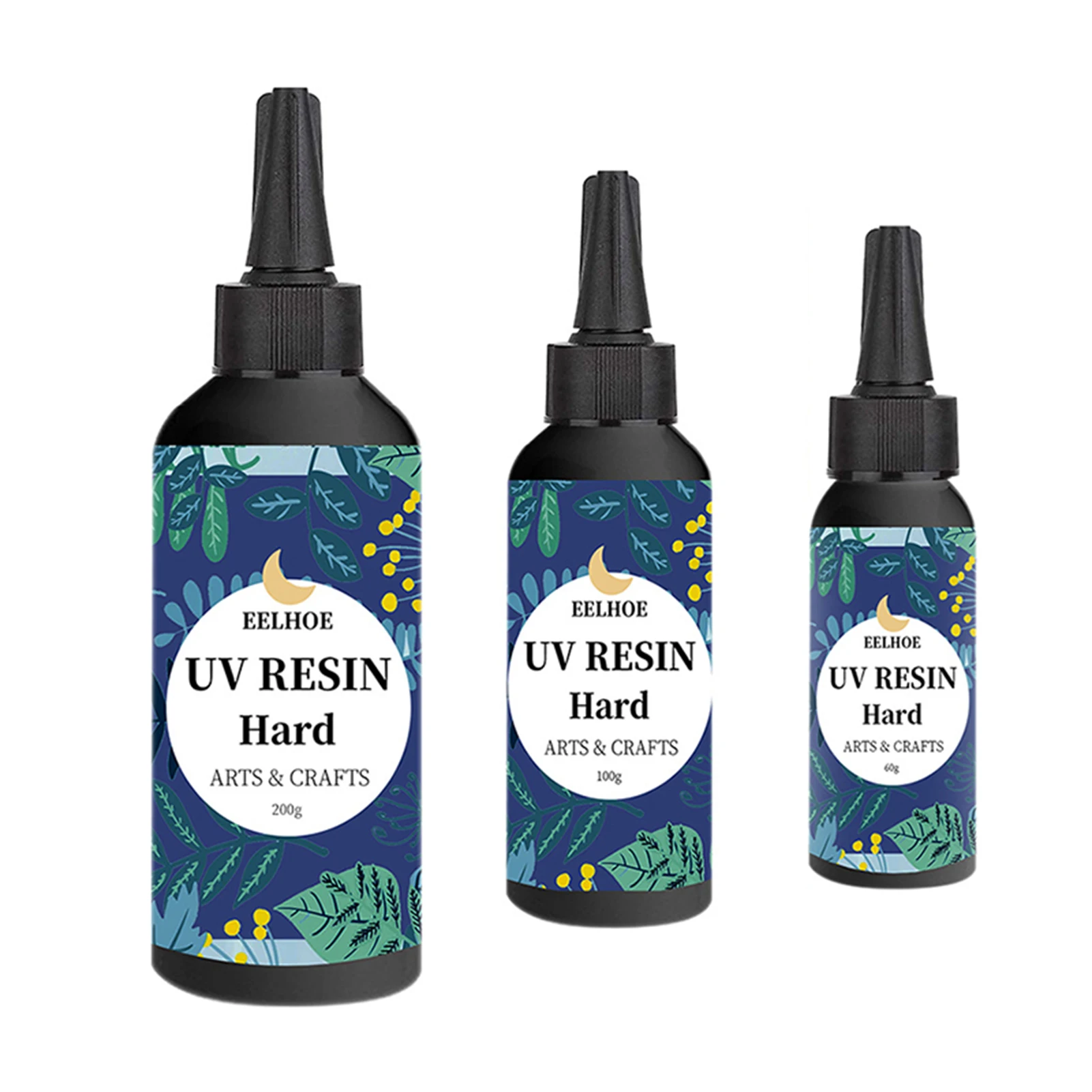 Description Picture 2 of itemUV Resin Crystal Clear Hard Ultraviolet Non-Toxic Hard Transparent Glue Solar Cure Sunlight Resin Nail Art Accessories UV Resin