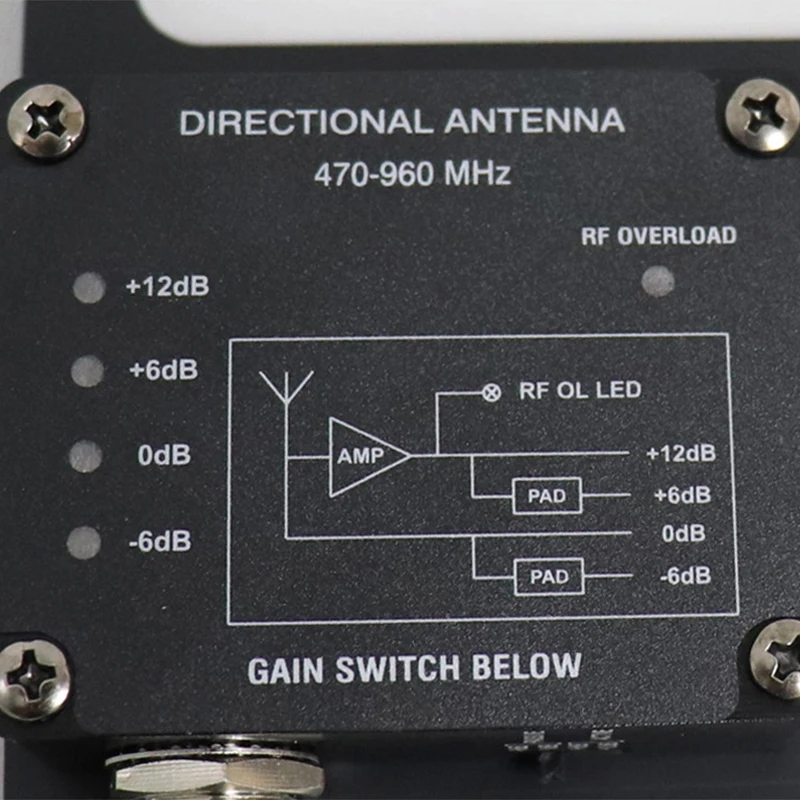 Betagear 8 Channels Antenna Distribution System PS28 Pro Audio RF Distributor Signal Amplifier Wireless 450-950Mhz RF Multi SMA