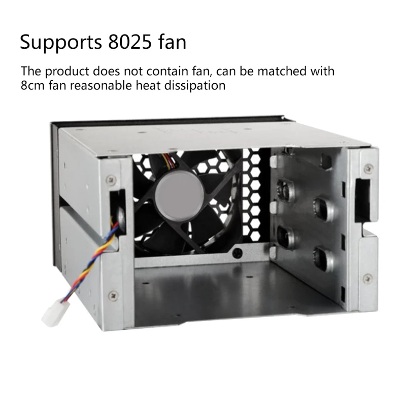 3.5 To 5.25 Three-Disc Hard Drive Cages 2 Chassis Drives In The Chassis Hard Drive Box Computer Storage Expansion