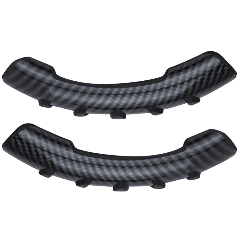 

2pcs Car Steering Wheel Cover Universal Steering Wheel Grip Cover (Black)