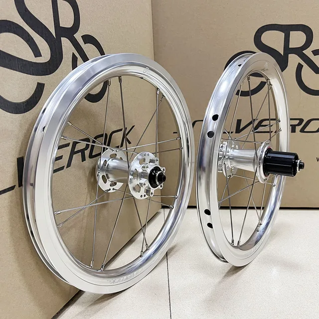 어린이 접이식 자전거에 적합한 SILVEROCK SR30A-HUB001 합금 디스크 휠
