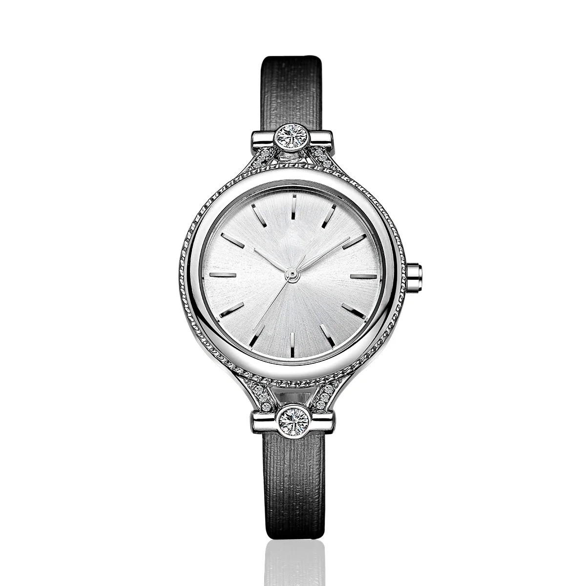 

NO.2 Fashon women brand watches leather strap casual wristwatches