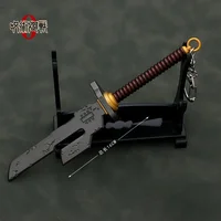 Jujutsu Kaisen Anime Figure Weapon Fushiguro Toji Peripheral Metal Material Game Weapon Model Samurai Sword Gifts Toys Game 1