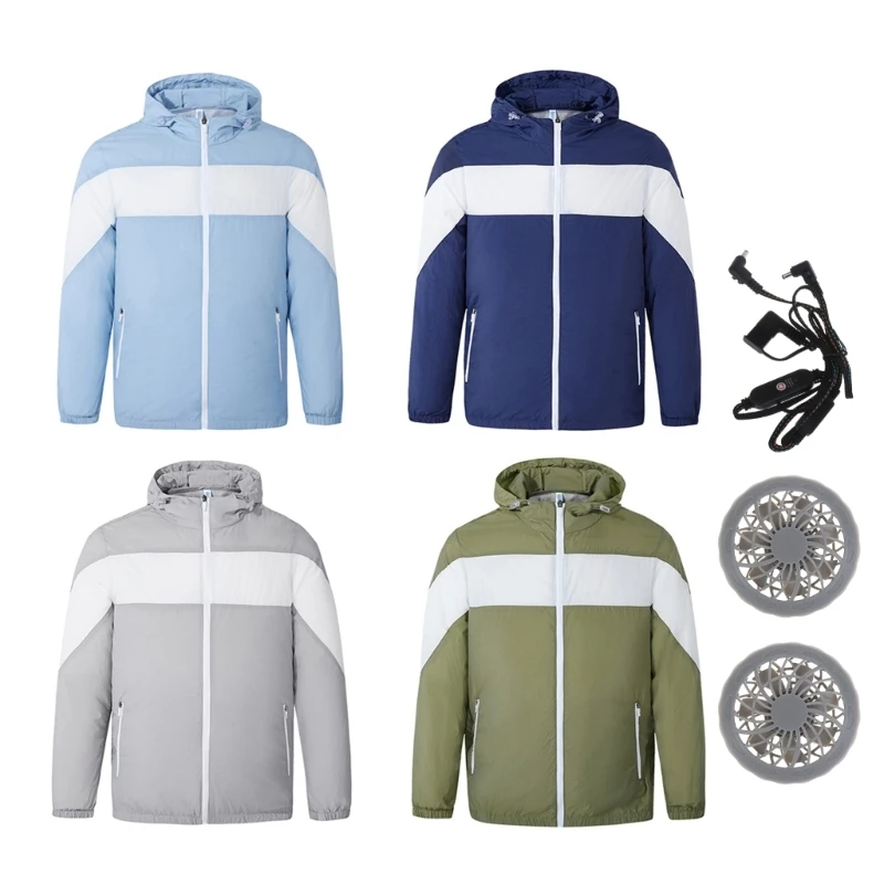 

Cooling Fan for JACKET Air Conditioned Coat Summer Work Clothing Soft for Men Wo