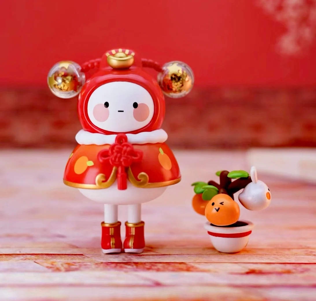 thumbnail image 1 of Three, Two, One! Happy Chinese New Year Series 1pc/16pcs Action Figure Cute Model Toys New Year Birthday Trendygift, 1 of 5