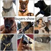 Dog Collar Durable Adjustable Military Pet Collar Tactical Leash Set Nylon Collar Medium Large Dog Shepherd Training Accessories 5