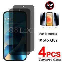 Premium 4 - Pack Anti - Spy Privacy Tempered Glass Screen Protector Film - 2 Glass