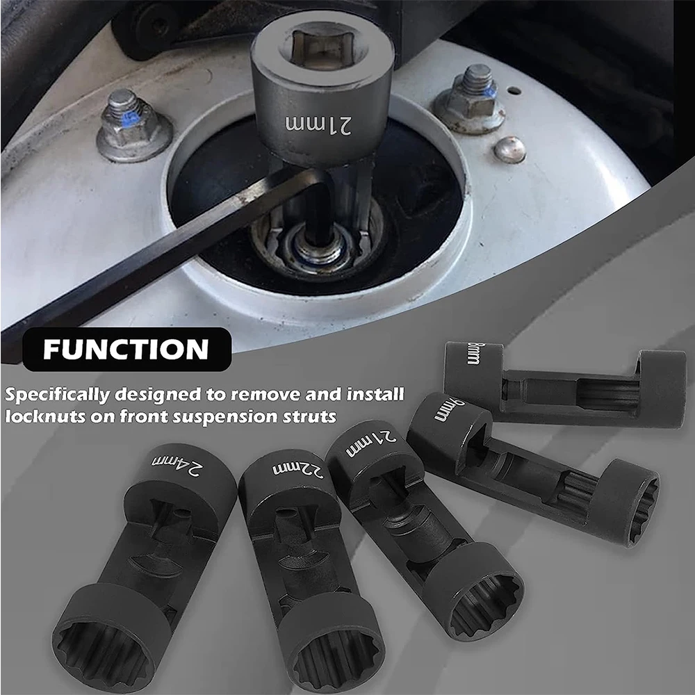 Suspension Strut Socket Tool - 12 Point 1/2" Drive Nut