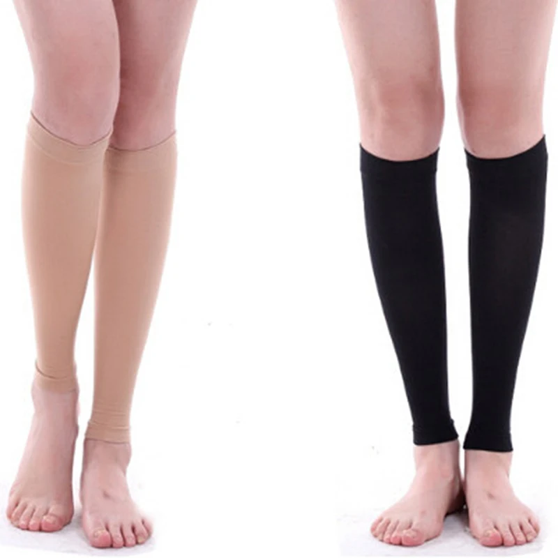 

1 Pair Hot Sale Relieve Leg Calf Sleeve Varicose Vein Circulation Compression Elastic Stocking Leg Support for Women Sports Wear