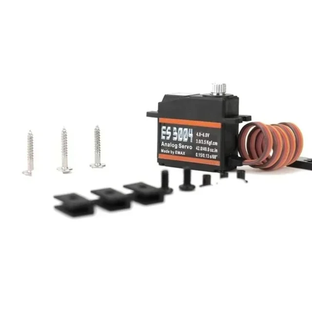 1pcs for EMAX ES3004 20g 3.5kg 0.13sec 23T Metal Gear Analog Servo For RC Airplane ES3104 upgrade 1