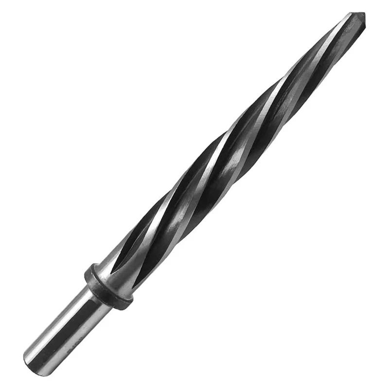 

5/8Inch Spiral Flute Reamer With 1/2 Inch Shank, M2 HSS Bridge/Construction Reamer Taper Chucking Reamer Drill Bit