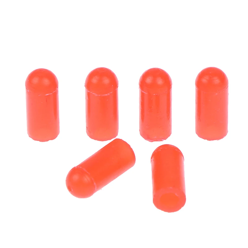 Food Grade Silicone Rubber Needle Cover Syringe Sealing Test Tube End Cap 20PCS