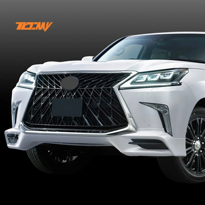 TDCMY Auto Car PP ABS Material Black Middle Grill For Lexus LX570 -