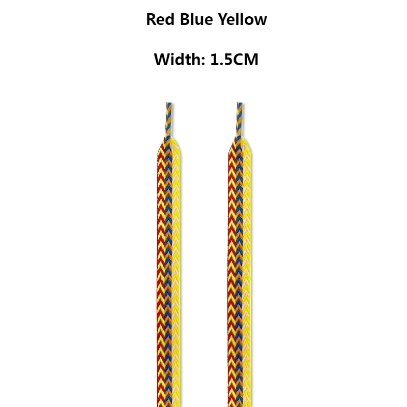 New Flat Shoelaces for Sneakers AF1 Shoe Laces Width 1.5cm/2cm/3cm Shoelace Luxury Brand Laces Shoes 120/140/160cm Strings