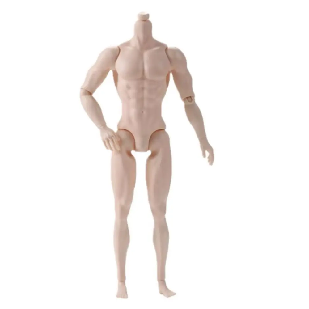 For Children White/Normal/Tan 1/6 Male Strong Man 35cm Height Male Model 13 Joint Movable Action Figure Body DIY