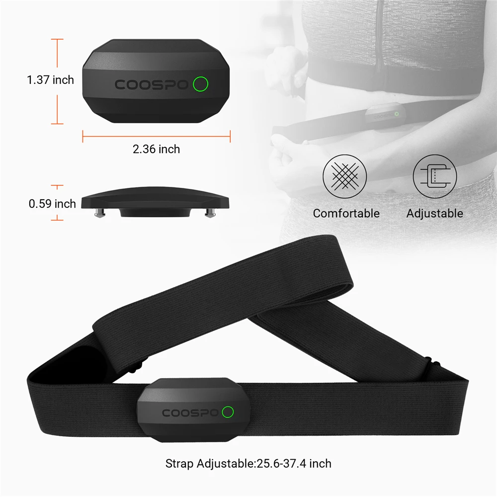 CooSpo H808S ɹڼ    ANT ,  Ʈ , Wahoo Garmin Zwift  , Ŭ ǻͿ