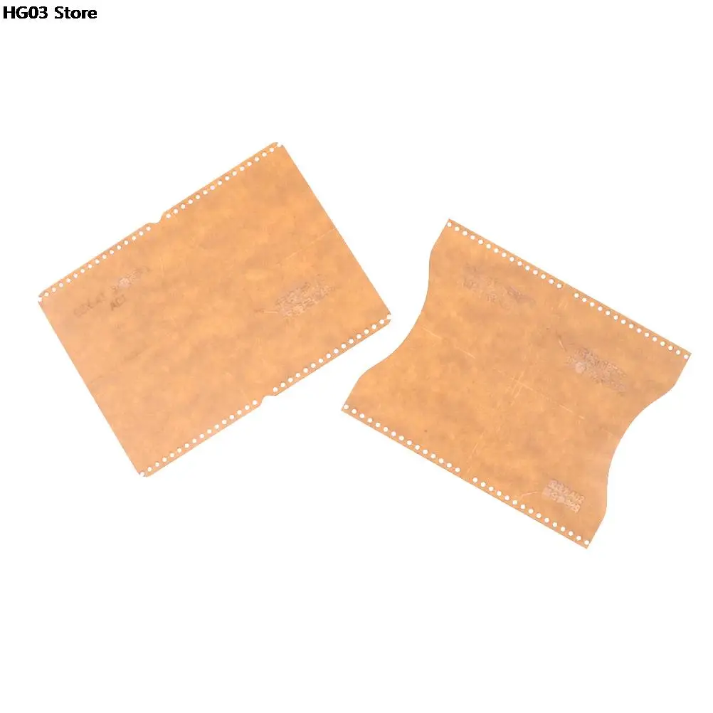 Acrylic Clear Template Handcrafting Set DIY Craft For Leather Wallet Bag Pattern leather craft tool kit leather craft tool leather craft tools leather tools sewing stencils set