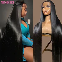 200% Natural Black Lace Front Wig