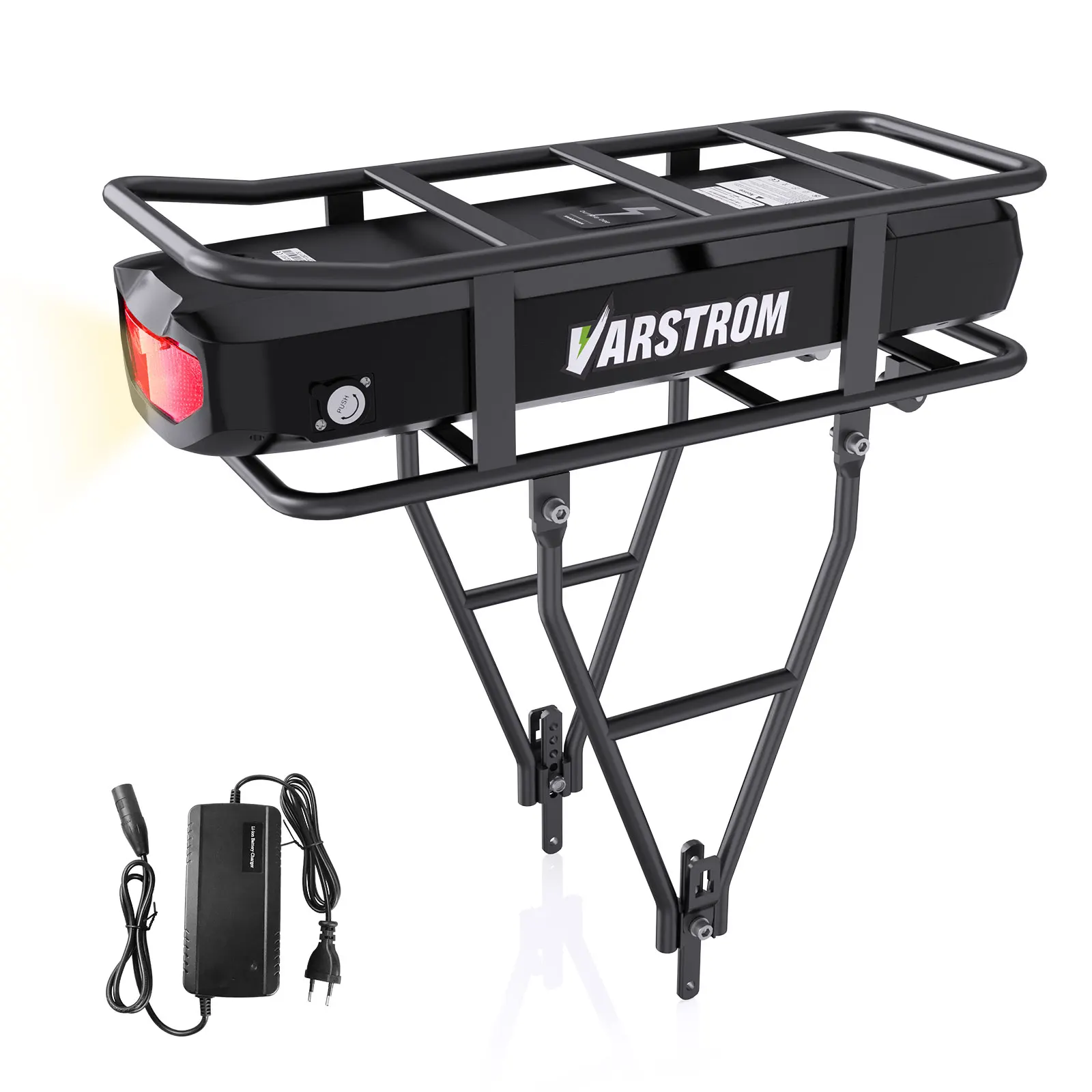 Varstrom Rear Rack Battery Racktype 48V 17.5Ah 840Wh 36V 20.8Ah 768Wh ...