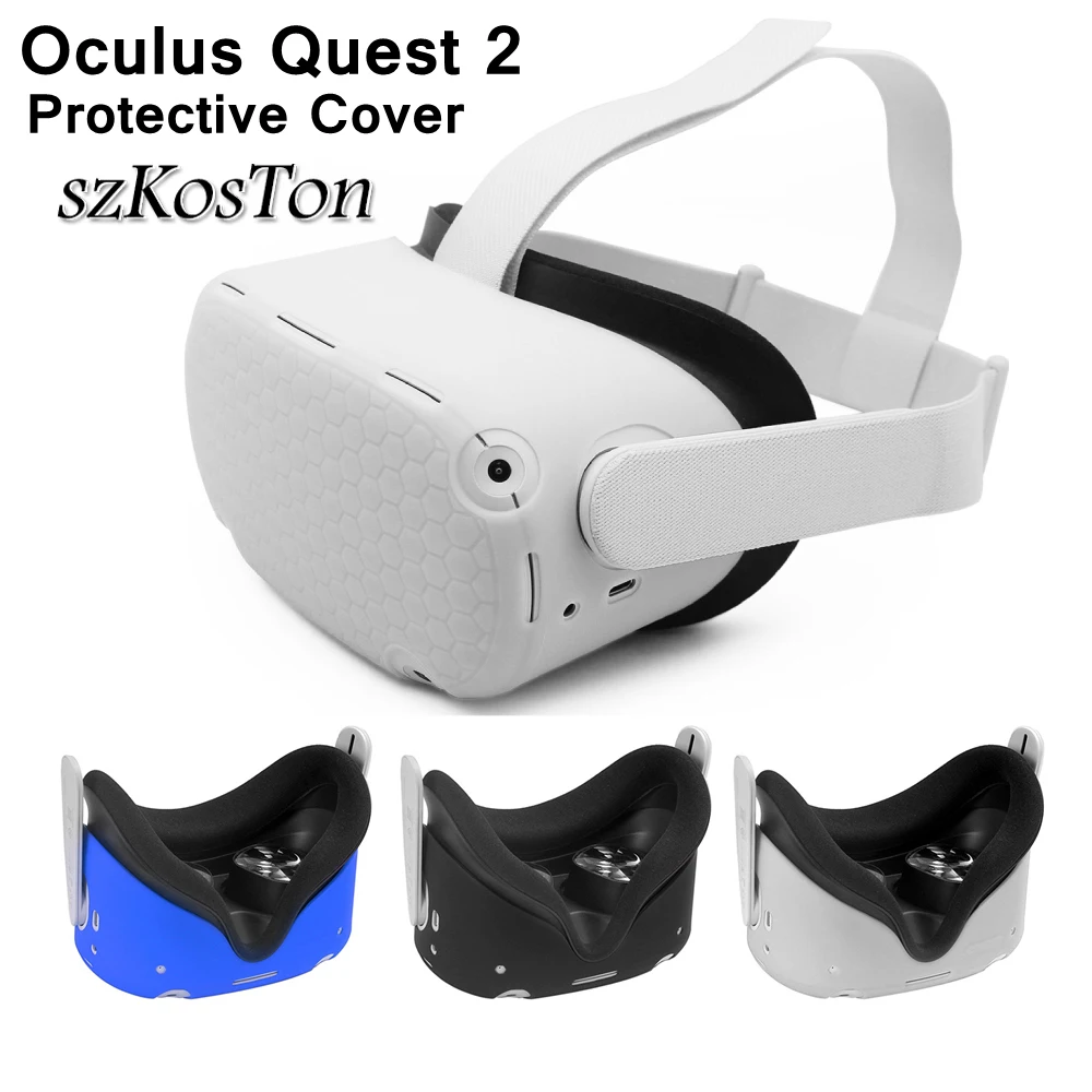 Tanie Silikonowe etui ochronne dla Oculus Quest 2 zestaw do wirtualnej