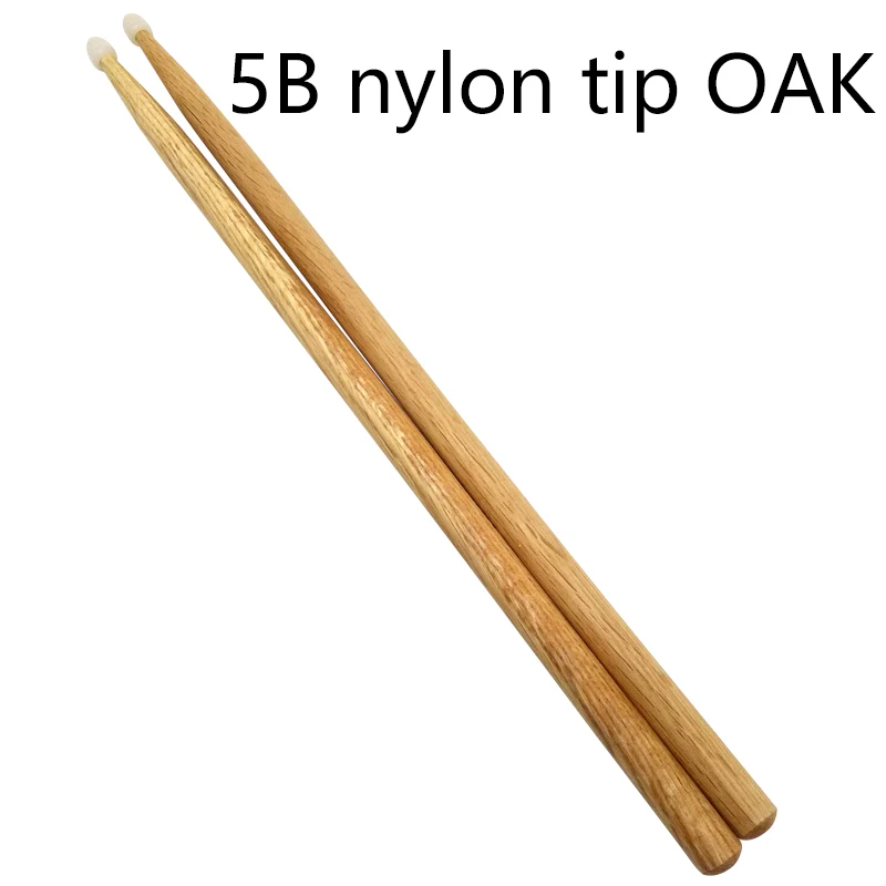2B 5B 5A 7A OAK drum stick / 5B 7A maple wood drum stick / 1pair/5pair /6pair /12pair with nylon tip drum sticks