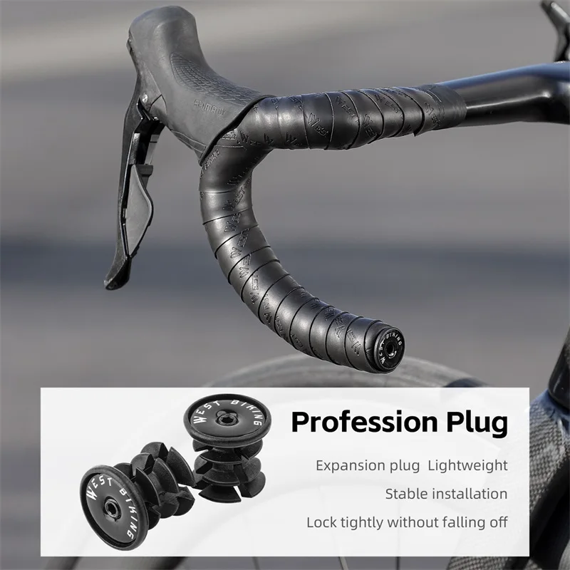 WEST BIKING Road Bike Handlebar Tape Lengthen MTB Road Bike Bar Tape Anti-Slip Shock-absorption Grip Bicycle Accessories bike handlebar tape