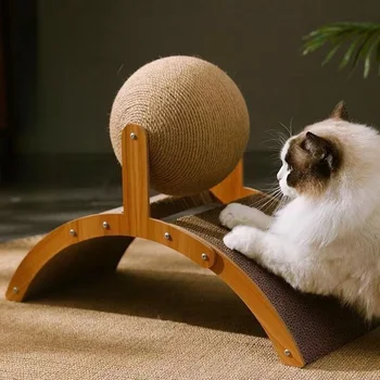 Solid Wood Cat Scratcher 1