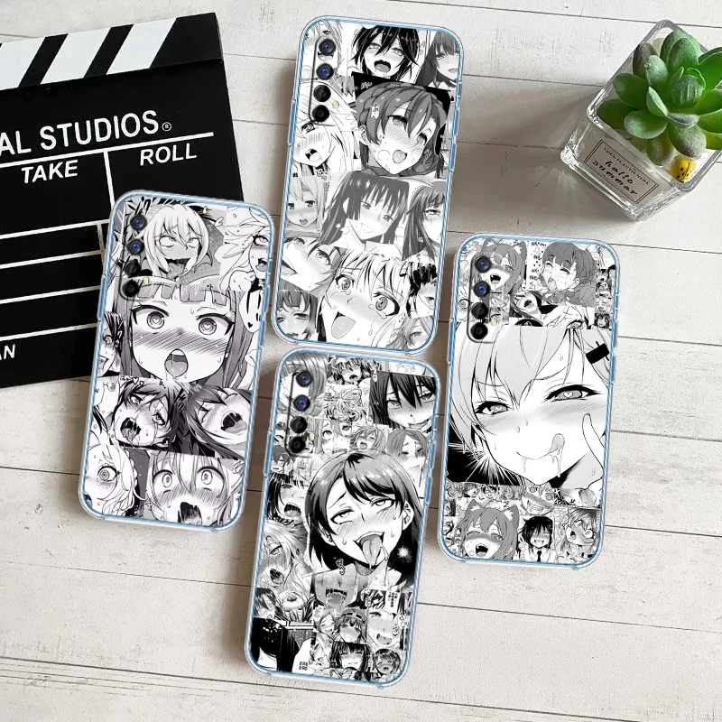 Kawaii Girl Transparent Phone Case - Japan-Inspired Design
