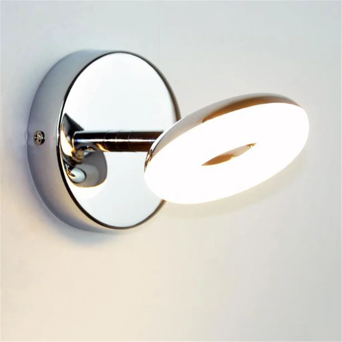 New 5W LED Vanity Lights High Quality Stainless Steel Adjustable LED Bathroom Mirror Front Lamp Vanity Toilet Wall Light