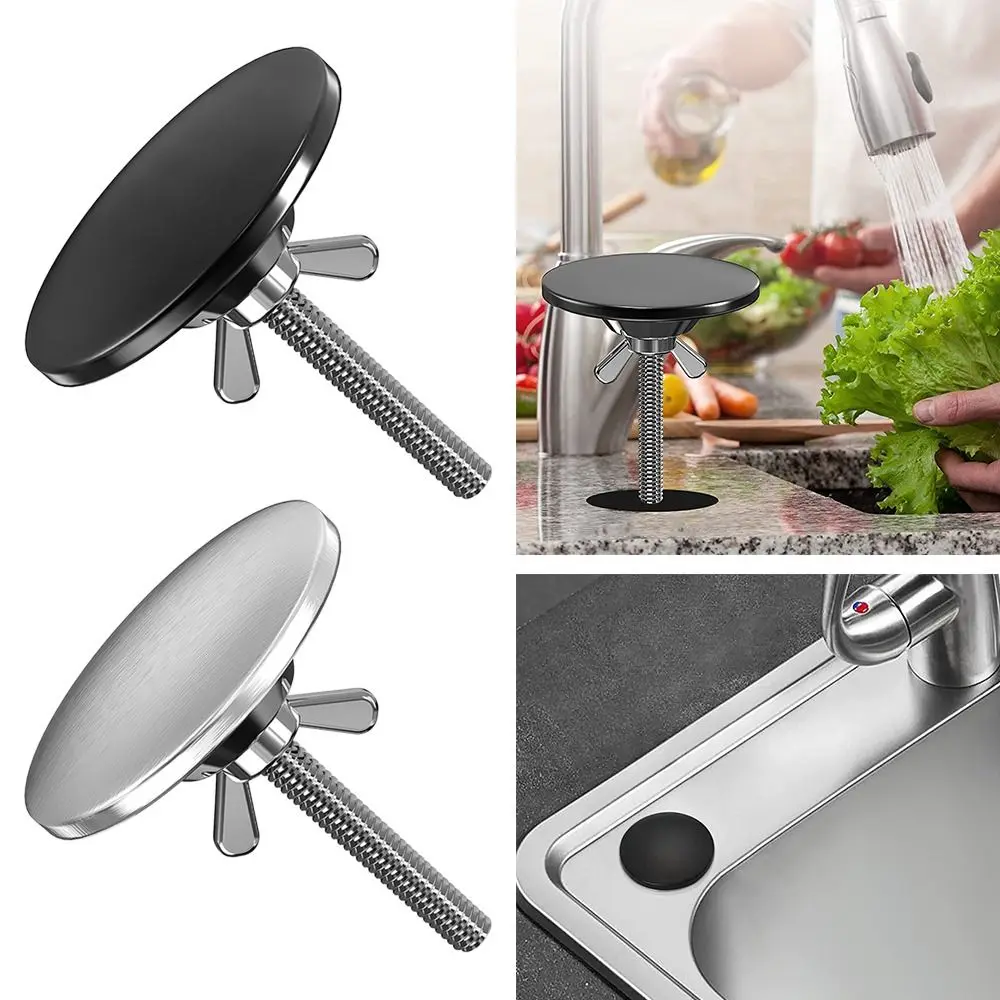 Stainless Steel Sink Hole Cover Faucet Plug for Kitchen