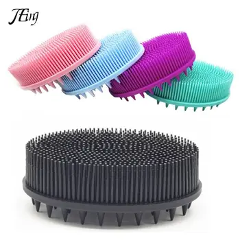 Spazzola per il corpo in Silicone spugna per doccia per bambini asciugamano da bagno per massaggio a secco per Scrubber per il corpo in Silicone per il corpo