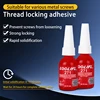 10ml medium strength thread adhesive, blue thread adhesive, 242 blue thread adhesive, anaerobic adhesive for locking. 5