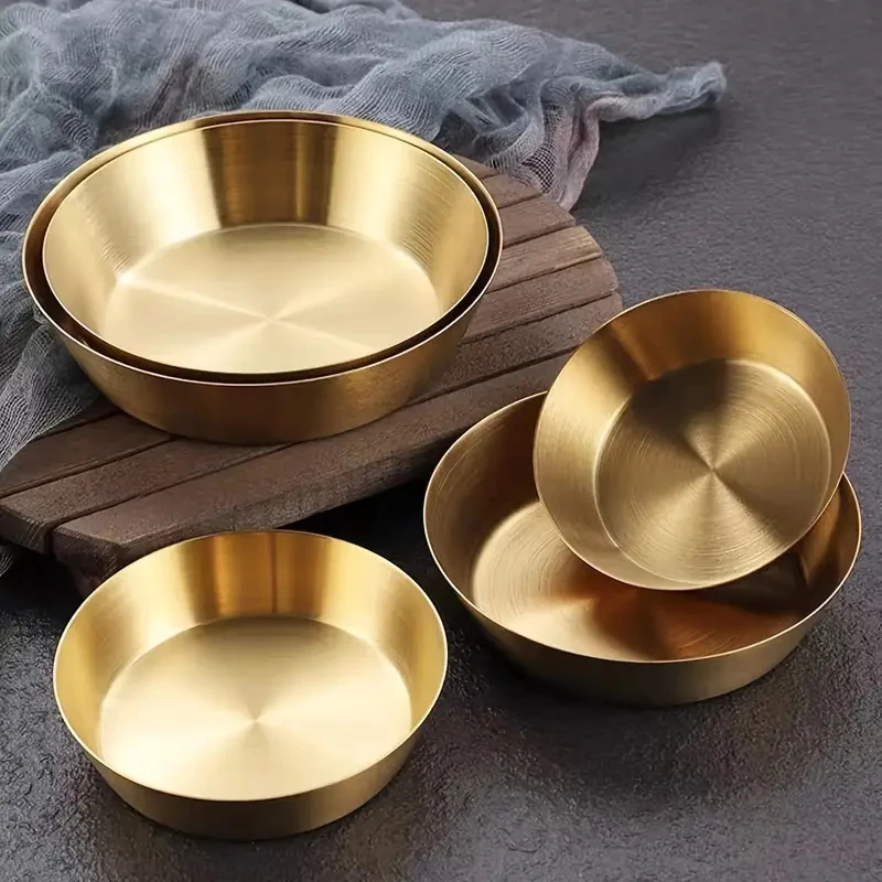 Korean Stainless Steel Salad Bowl Cooking Basins Household Egg Beating Baking Kitchen Utensil Basin Kimchi Bowl Rice