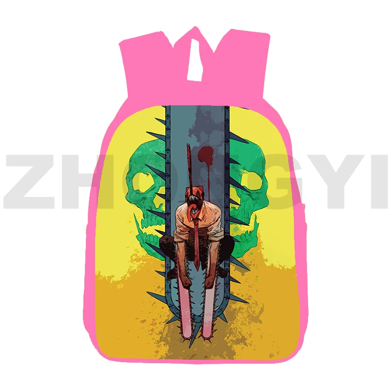 

Teens Girls Japanese Anime Chainsaw Man デンジ 3D Backpacks 12/16 Inch Waterproof Schoolbags for Student Classic Cartoon Book Bag
