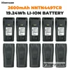 10PCS 2600mAh NNTN4497CR NNTN4497 High Capacity Li-ion Battery For Motorola CP040 CP140 CP150 CP160 CP180 DEP450 XiR P3688 Radio 1