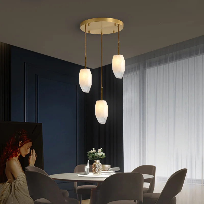 

Подвесные светильники в винтажном стиле, большая стеклянная лампа-подвеска, декоративные люстры для потолка, люстра с подвеской