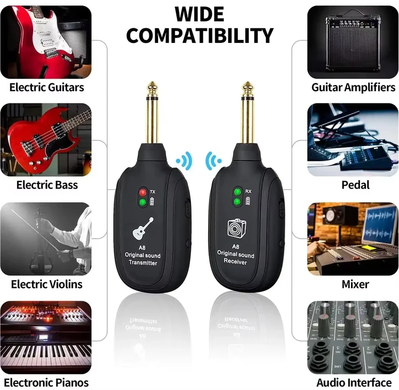 Miwayer A8 Guitar Wireless System