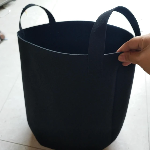 1Pc 1-10 Gallonnövény Táskák Érezhető Kertészeti Szövet Termés Edény Növényi Termesztési Ültetvény Kerti Virág Ültetési Edények - Image 5