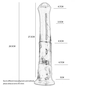 YOCY 28.5 CM Long Horse Dildo Flexible Silicone Colorful Realistic Animal Fake Penis Sex Toy For Women Men Vaginal Masturbators 4