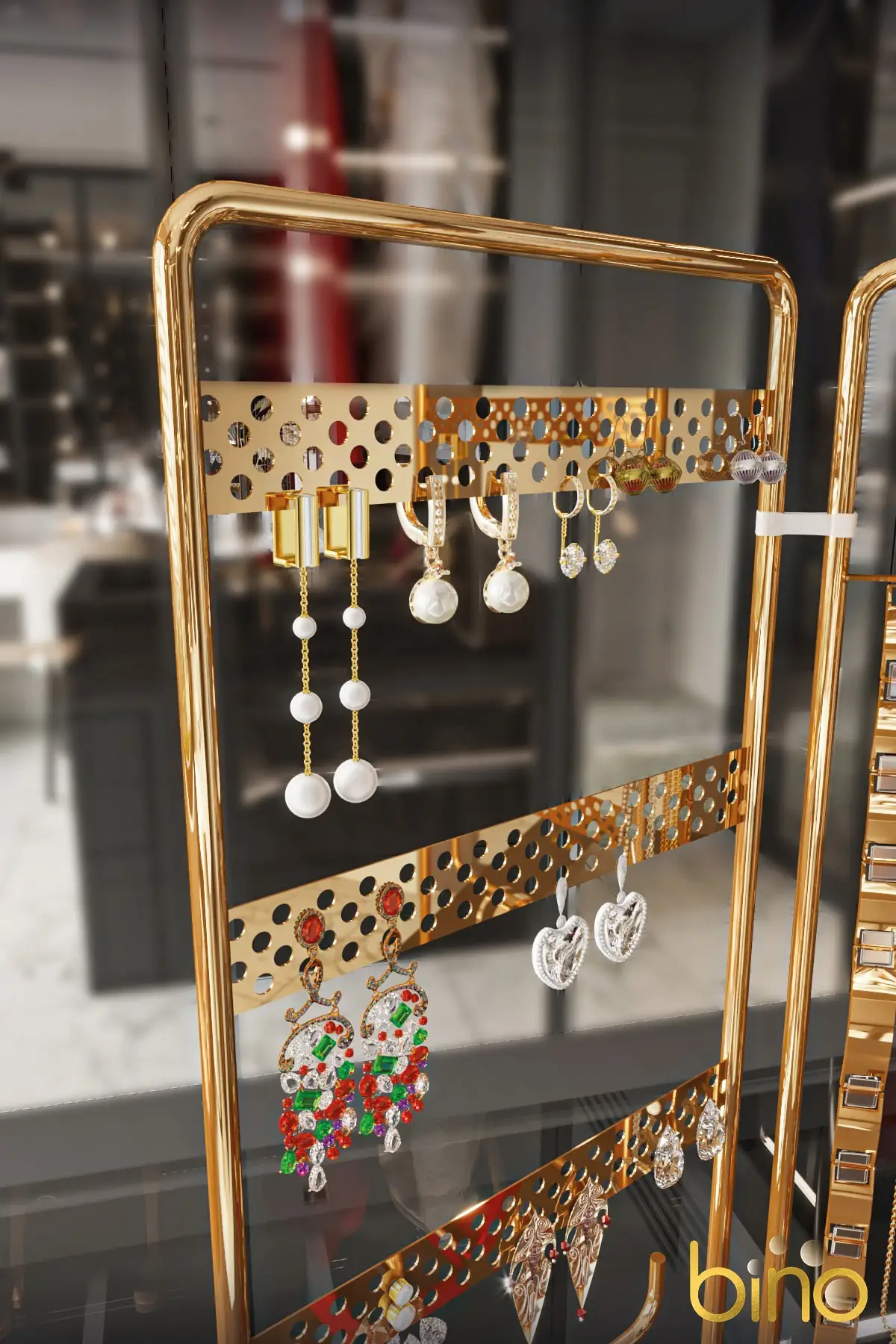 Jewelry Organizer Jewelry Box Decorative Jewelry Stand 3 Piece Neclace Ring Earring 2022 Stylish Trend Fashion Beauty