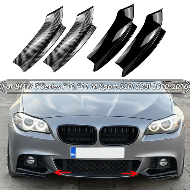 BMW F10 Front Bumper Lip Spoiler M Sport Splitter Fog Lights