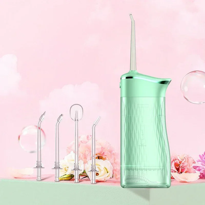 전문 4 가지 모드 구강 세정기 휴대용 무선 200ml 구강 청소용 소형 치과 용 물 Flosser