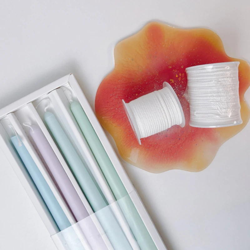 61m Long Cotton Woven Candle Wick Aromatherapy Essential Oil Handmade Wax DIY Candle Making Materials Wick Base Holder candle wick,candle wicks,candle making kit,candle making tool