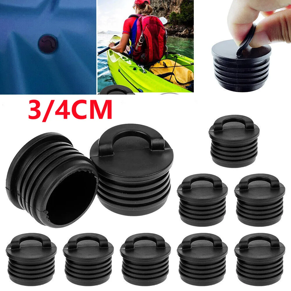 4Pcs Kayak Canoe Boat Parts Scupper Stopper Bung Drain Holes Plugs Accessories L/S Kayak Marine Boat Rafting Dinghy Canoe Raft boat drain plug kayak plugs holes small replacement accessories scupper stopper marine