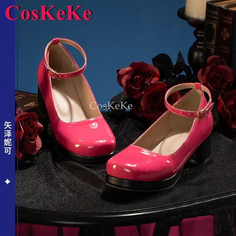 

CosKeKe Yazawa Nico Shoes Cosplay Anime LoveLive Little Devil Awakening Fashion Universal High Heel Role Play Accessories