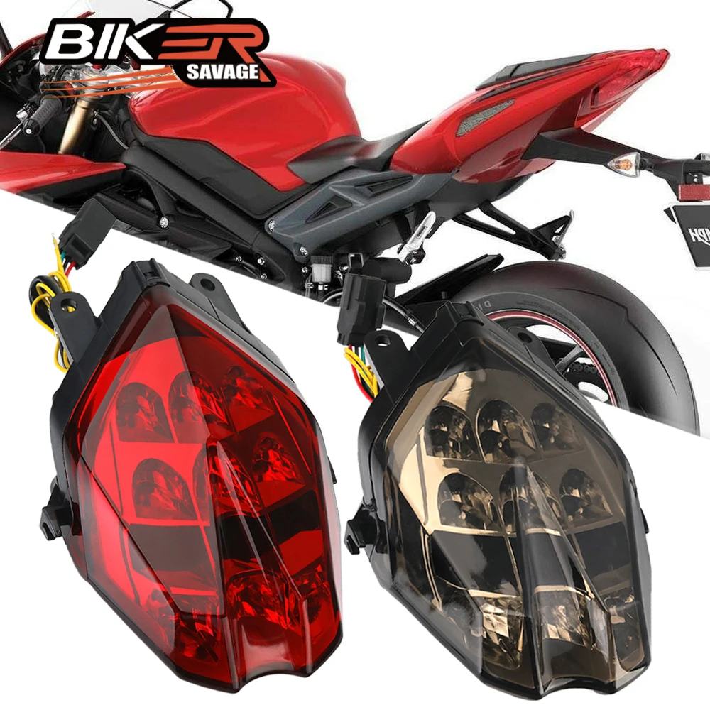 

LED Tail Light Turn Signals For Daytona 675 675R Speed Triple RS S660 R765 RS765 2013-2023 Motorcycle Integrated Lamp Blinker