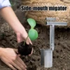 Bulb Planter Tool, 2024 Upgrade Plant and Fruit Tree Seedling Transplanter  Digging Hoes Lawn Aerator,Garden Tools for Seed Plan 1