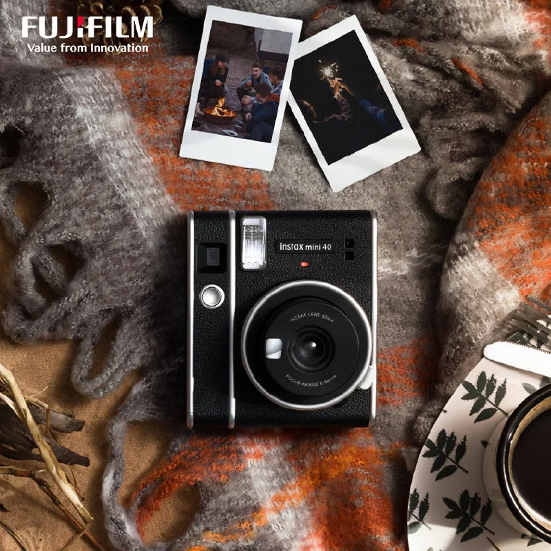 Fujifilm Instax Mini 40 Instant Camera Black Genuine Fujifilm Genuine Hot Sale New instant Photo Black + Gift Package