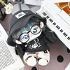 20cm No Attribute Demon Cat Kawaii Cool Handsome Boy Hoodie Hat Costume Set Plush Doll Change Clothes Outfit Cosplay Xmas Gift 4